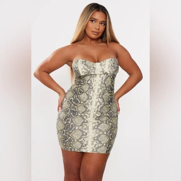 khaki faux leather dress Lexi Faux Leather Mini Dress